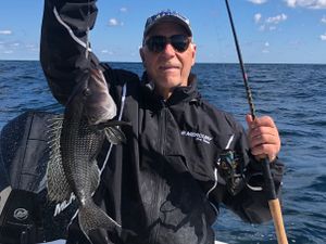 5-lb sea bass from Long Island Fishing